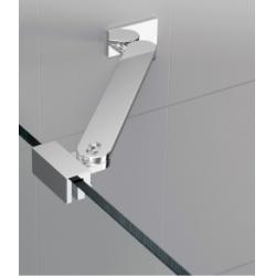 Barre de renfort d'angle 25 cm pour paroi de douche fixe