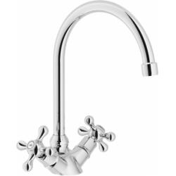 Mélangeur bec orientable rétro chromé Grazia GRC5117/CR