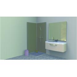 Habillage mural Décofast Classic - pack standard 2P Taupe H2000 x L900mm