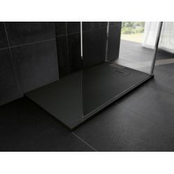 Receveur Extraplat NOVOSOLID Noir Mat 80x80 cm