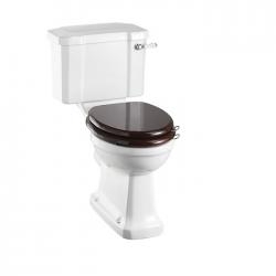 WC Compact BURLINGTON avec Abattant Acajou