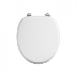 Abattant de WC Blanc Carbamide avec frein de chute