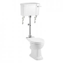 WC BURLINGTON Taille moyenne - Abattant Blanc