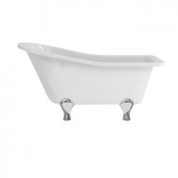 Baignoire Buckingham BURLINGTON 150 cm - Pied arqué Chromé