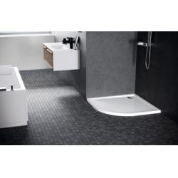 Receveur de douche 1/4 cercle New Victory 80 x 80 cm Blanc - Bord 4.5 cm