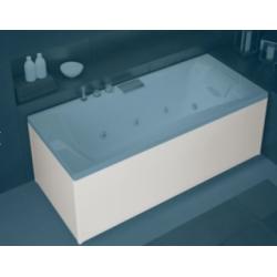 Tablier de retour en acrylique Blanc Brillant - L75 cm