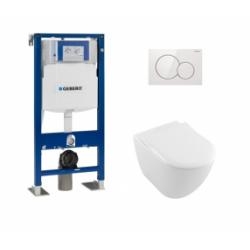 Pack Geberit UP320 + Cuvette VILLEROY ET BOCH Subway 2.0 + plaque Sigma