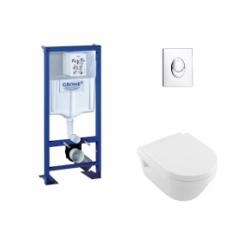 Pack Grohe Rapid SL + Cuvette Architectura Design Villeroy + différentes plaques 