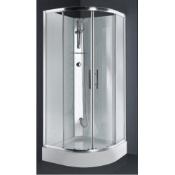 Cabine de douche 1/4 de rond CARAT 90x90 cm Thermostatique