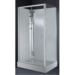 Cabine de douche CARAT 120x80 cm Thermostatique - Version Gauche