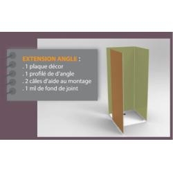 Pack extension angle DECOFAST 1P Taupe H2000 x L900mm