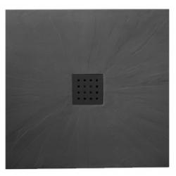 Receveur de douche 80x80 Pizarra Graphite 