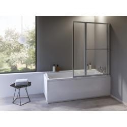 Pare-baignoire pliant et relevable SECURE - 2 volets
