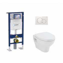 Pack WC Geberit UP320 + cuvette POP2+ plaque Sigma Blanche**