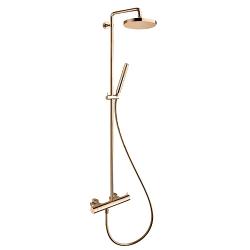 Colonne de douche thermostatique TRIVERDE Or Rose