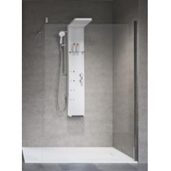 Colonne de douche hydromassante DRESS S Thermostatique - Blanc Brillant