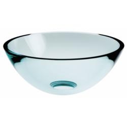Vasque en verre à poser ou à suspendre Ø 28 cm**