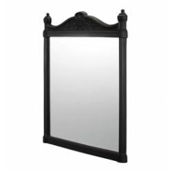 Miroir Rétro Aluminium Noir - 550x750 mm