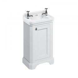 Meuble sous vasque lave-mains Edouardien Blanc Mat