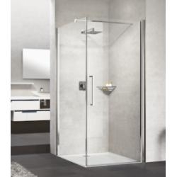 Porte de douche battante YOUNG G Chromé - 80 cm