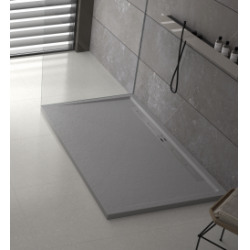 Receveur de douche CANTO LATERAL Ciment - 100x140 cm