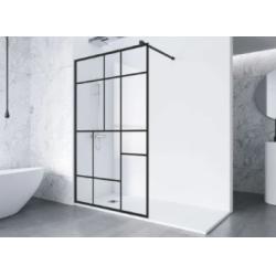 Paroi de douche ONE OV-2000 Vendome II - Noir - 100cm