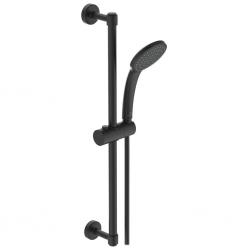 Ensemble de douche IDEALRAIN avec douchette 10 cm Noir mat