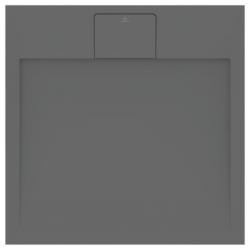 Receveur ULTRAFLAT S I.LIFE Gris béton 80x80 cm