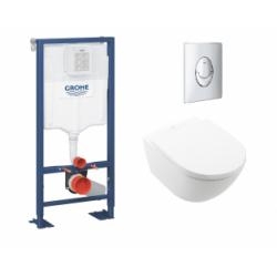 Pack WC Grohe Rapid SL + Cuvette Subway 3.0 + Plaque Chromé