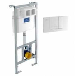 Bâti support VICONNECT Pro + Plaque de déclenchement Villeroy & Boch**