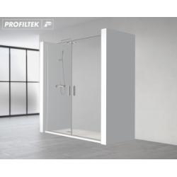 Paroi de douche HADA PLUS 2 portes battantes - Argent HB - 80cm