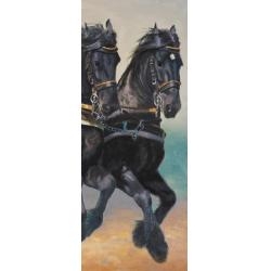Panneau mural EasyStyle HÜPPE - Horses 1000x2550mm
