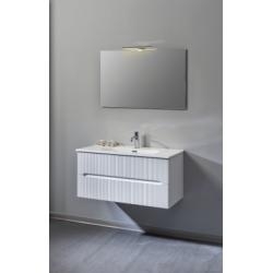 Meuble de salle de bains CIRCE Blanc Mat 90 cm