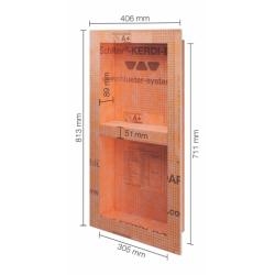 Niche prête à carreler Schlüter KERDI-BOARD-N 305x711 mm