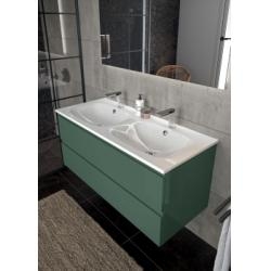 Meuble de salle de bain GLOSS Vert anglais brillant