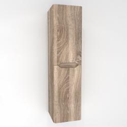 Colonne de salle de bain LUNA 135cm Bois Foncé