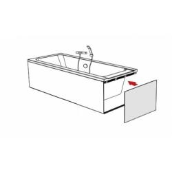 Tablier de baignoire retour DECOAFAST 90x60 - Blanc Satiné