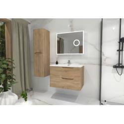 Meuble vasque LUNA Bois Clair 80 cm