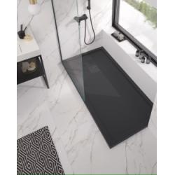 Receveur de douche LISO ENMARCADO Graphite - 100x120cm