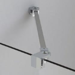 Barre de renfort articulée chromée - 100 cm maxi
