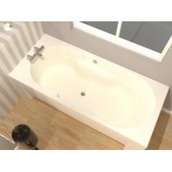 Baignoire droite CRESCENDO 180x80cm