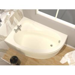 Baignoire d'angle gain de place ARCHIPEL 150x100 cm - Version gauche