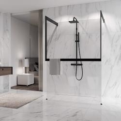 Paroi de douche KUADRA HF FRAME avec porte-serviette