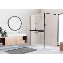 Paroi de douche TWIN TW-2002 Noir