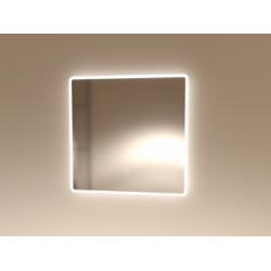 Miroir carré avec éclairage LED REFLET 60cm