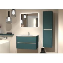 Meuble vasque JUPITER 3.0 Bleu Canard 80 cm - Différents miroirs