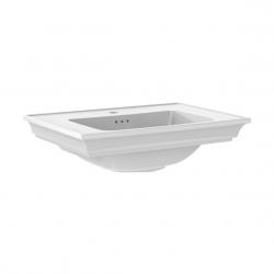 Lavabo en céramique rétro ASCOTT 70cm - 1 trou