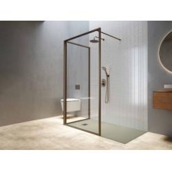 Paroi de douche d'angle NORDIC avec cadre aluminium - FN-2020