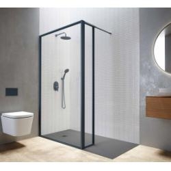 Paroi de douche d'angle NORDIC avec cadre aluminium - FN-2031