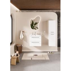 Meuble NEPTUNE Blanc 60 cm - Miroir Organic